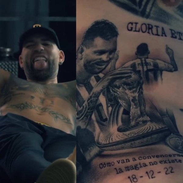 Otamendi talked about making Messi tattoo: Messi immediately sent a message and asked me if I was crazy